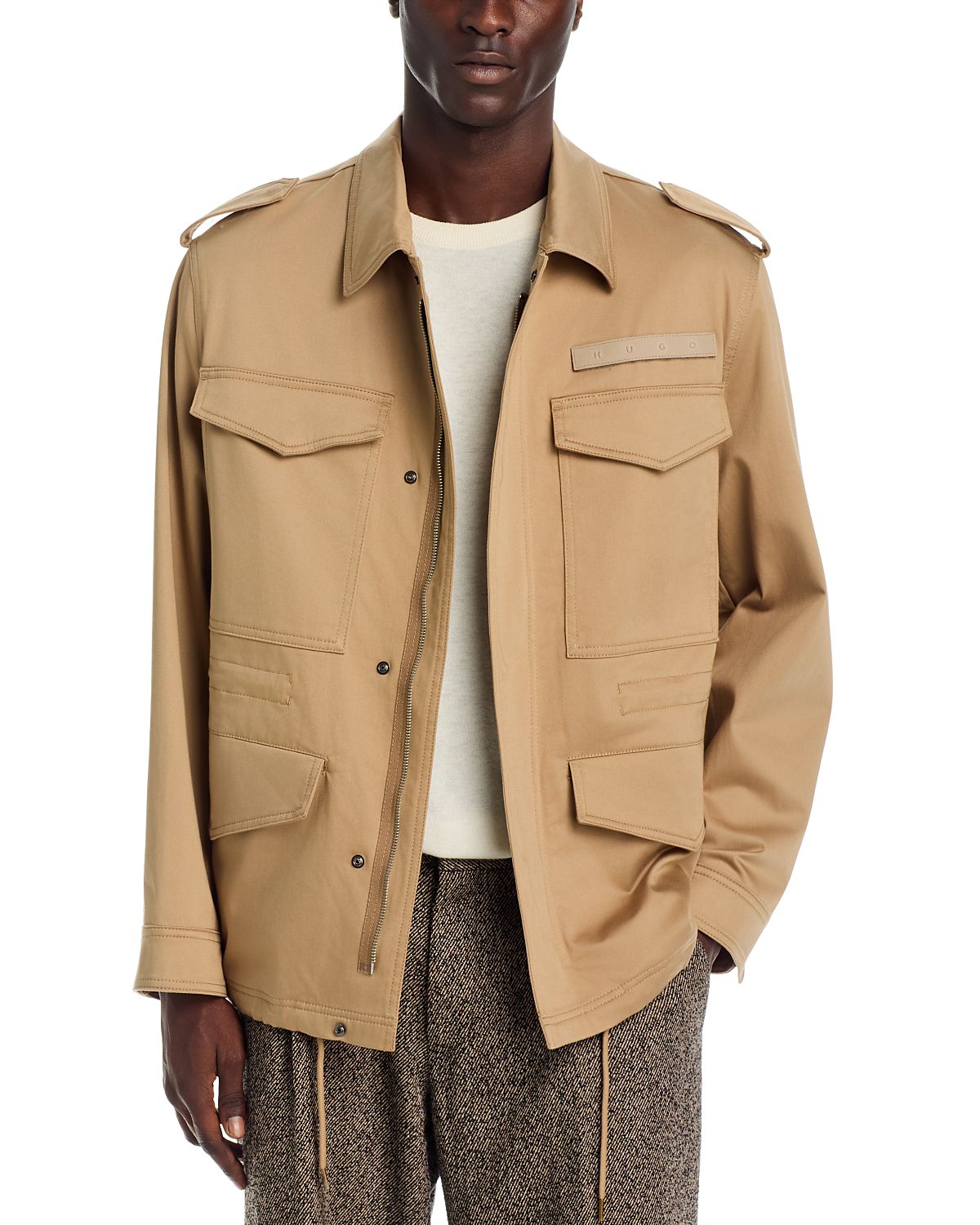 Hugo Berkos Heavyweight Cotton Blend Jacket