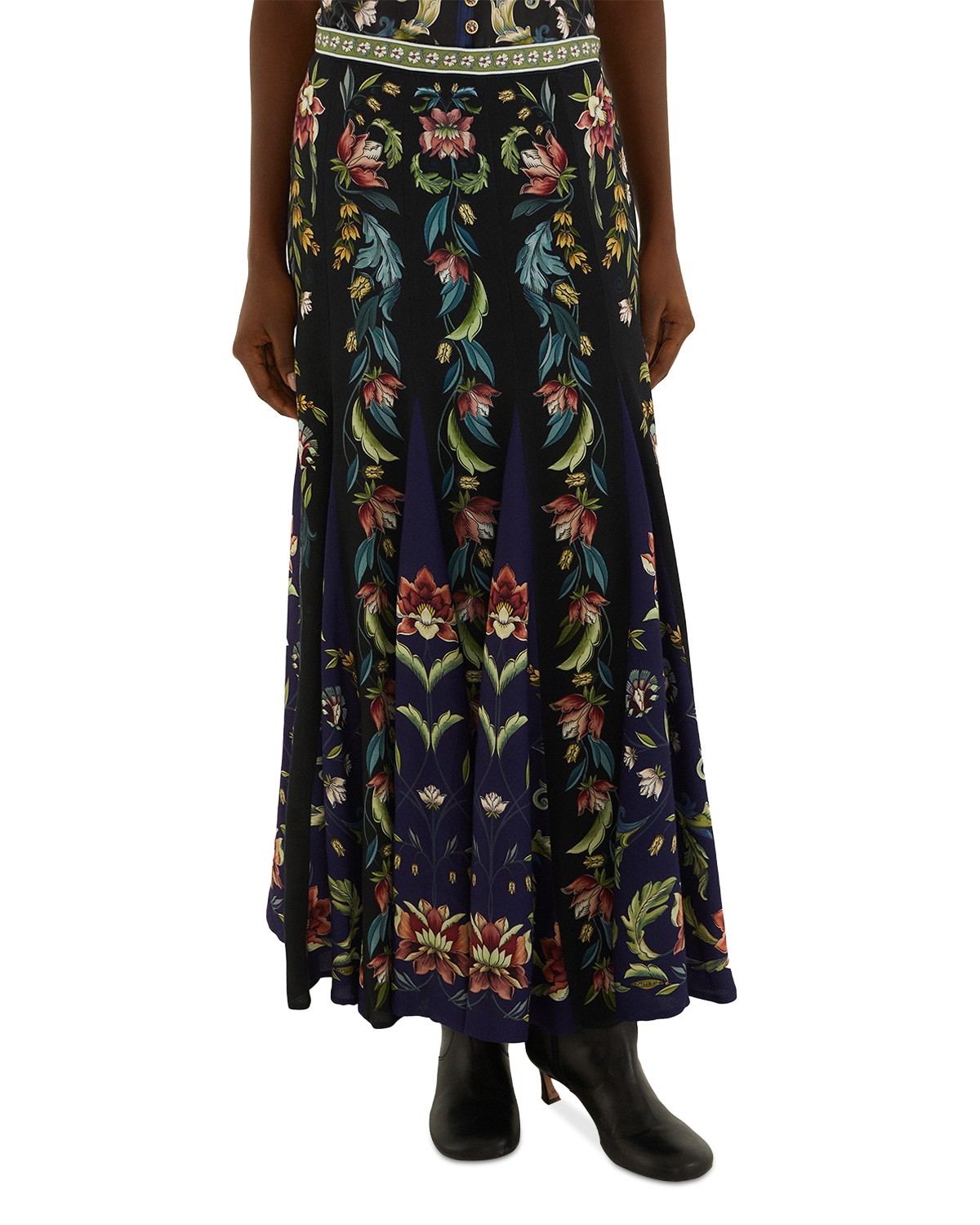 Natalia Black Maxi Skirt