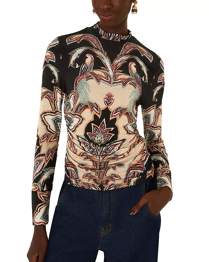 Farm Rio Tapestry Dream Jersey Blouse