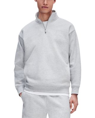 Club Collective Quarter Zip Cotton Blend Sweatshirt