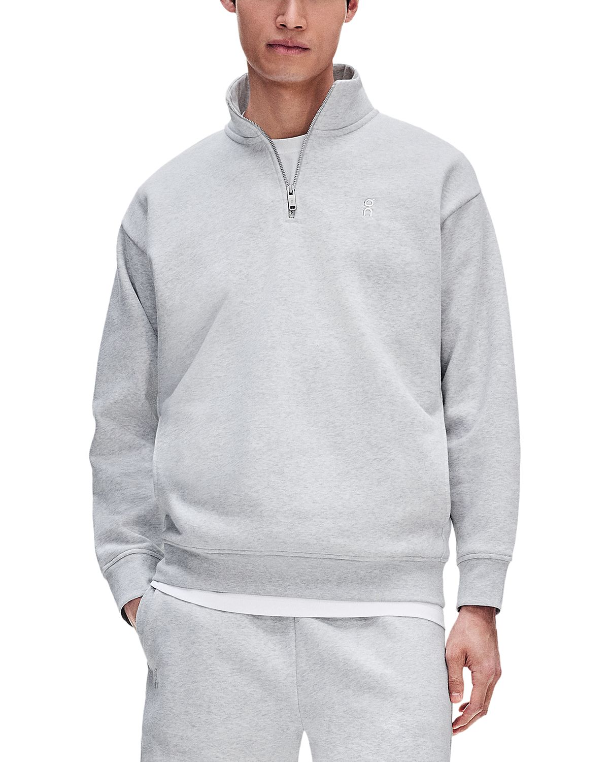 On Club Collective Quarter Zip Cotton Blend Sweatshirt