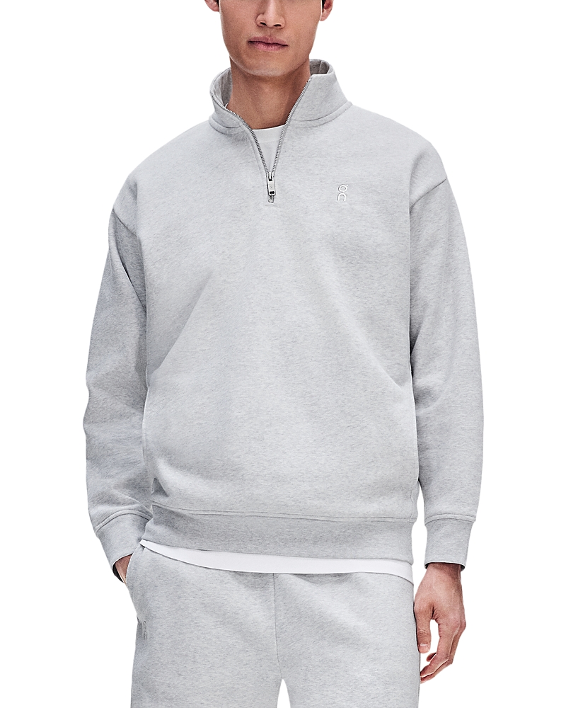 On Club Collective Quarter Zip Cotton Blend Sweatshirt