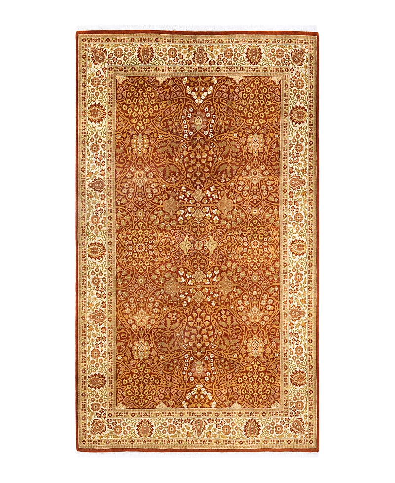 Adorn Handwoven Rugs Mogul M1622 5'2" x 8'10" Area Rug - Orange
