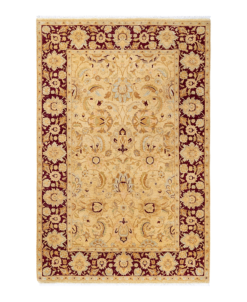 Adorn Handwoven Rugs Mogul M1427 4'2" x 6'4" Area Rug - Ivory