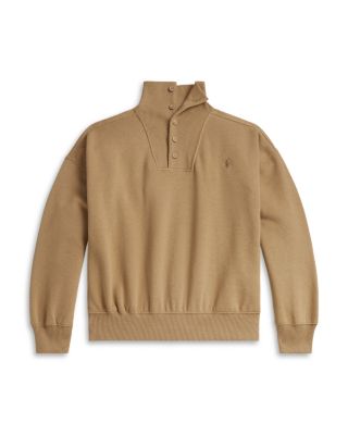 Girls' Fleece Funnel Neck Boxy Sweatshirt - Big Kid