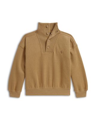 Girls' Fleece Funnel Neck Boxy Sweatshirt - Little Kid, Big Kid