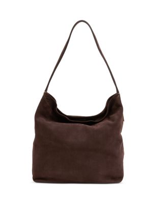 Wynne Large Nubuck Leather Bucket Bag