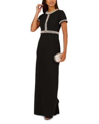 Embellished Crepe Gown - thumbnail 2
