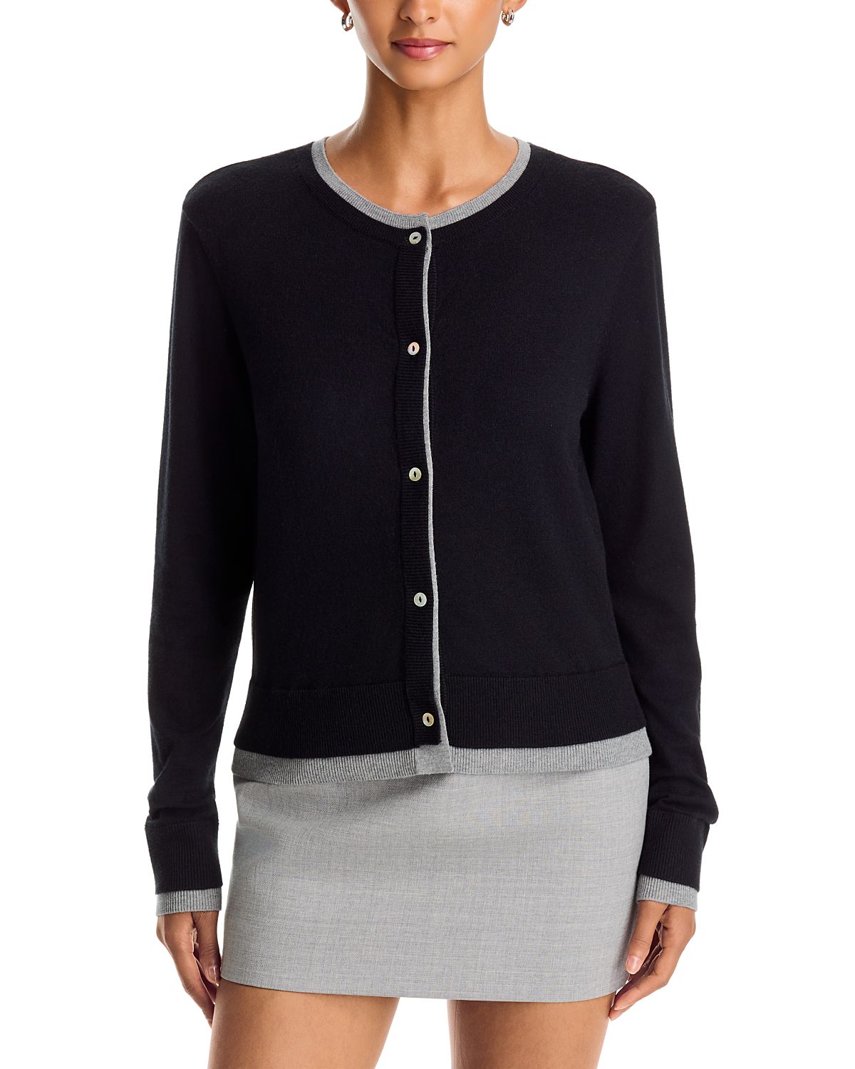 Aqua Mahlia Double Layer Cardigan - Exclusive