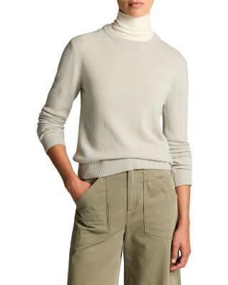 Cashmere Blend Classic Crewneck Top