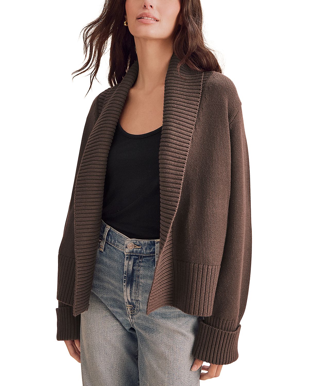 Splendid Aria Open Front Sweater Jacket