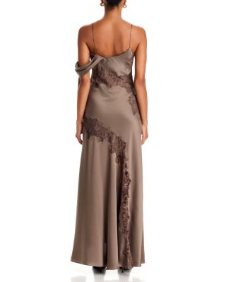 Reese Silk Cascade Gown - thumbnail 4