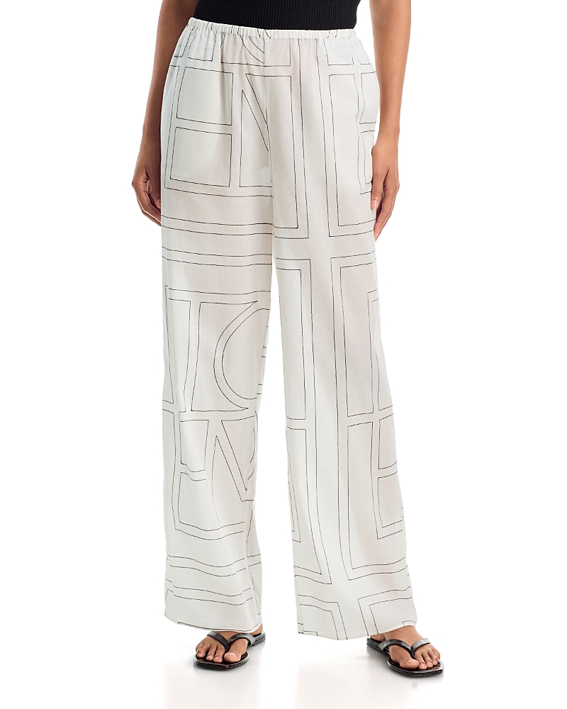Toteme Monogram Pajama Pants