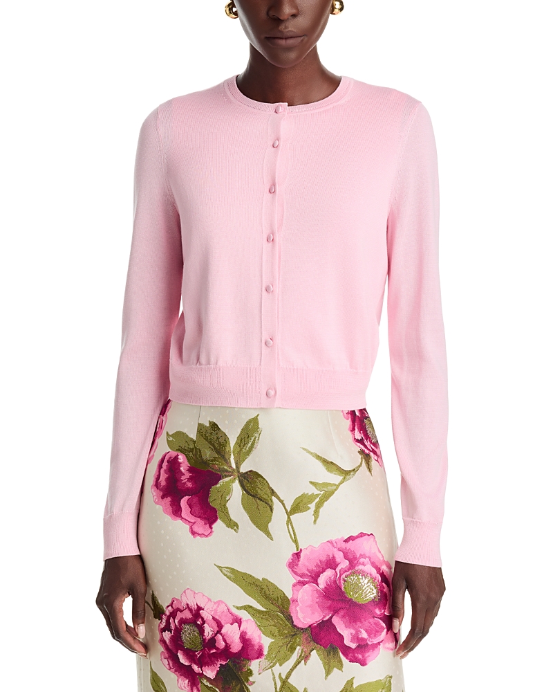 Carolina Herrera Round Neck Cardigan Sweater
