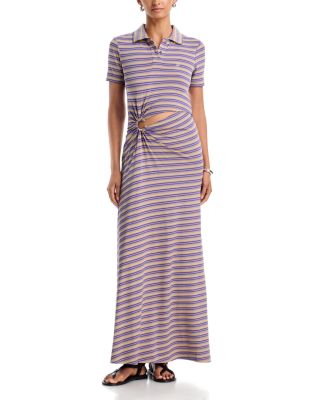 Rib Knit Stripe Dress