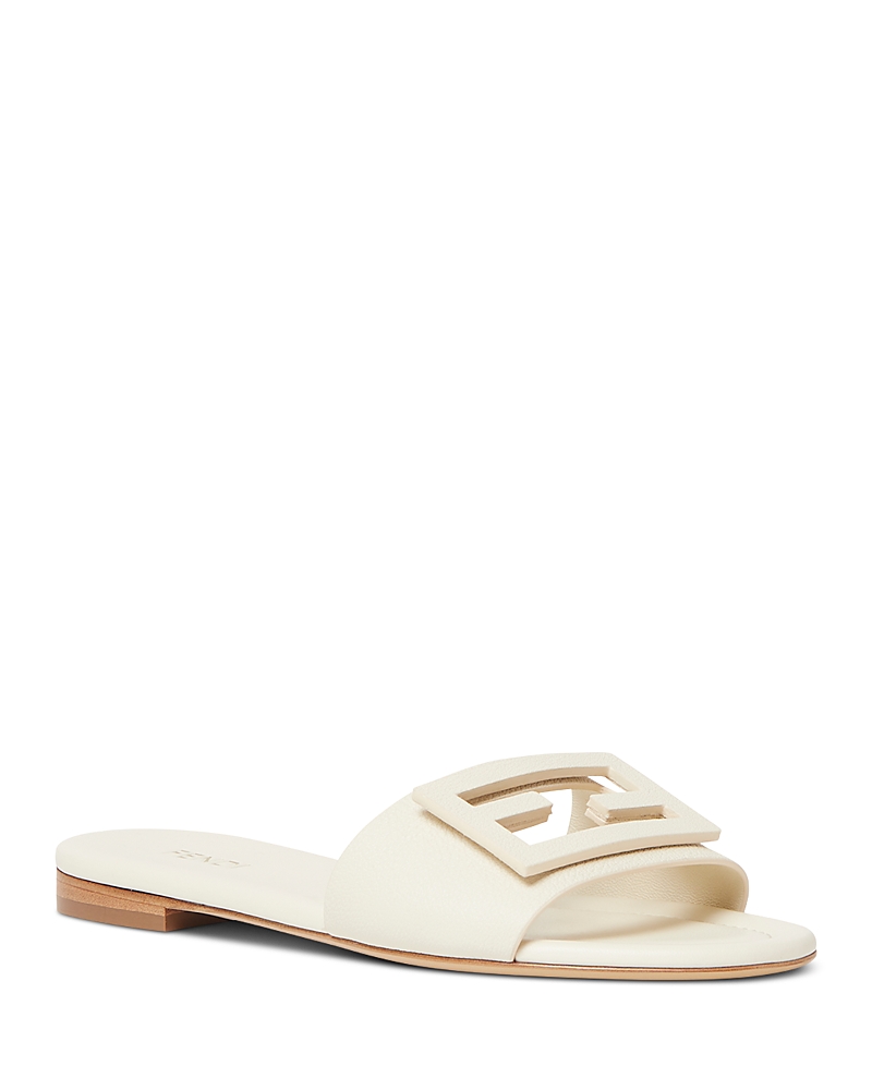 Fendi Women's Leather Slide Sandals