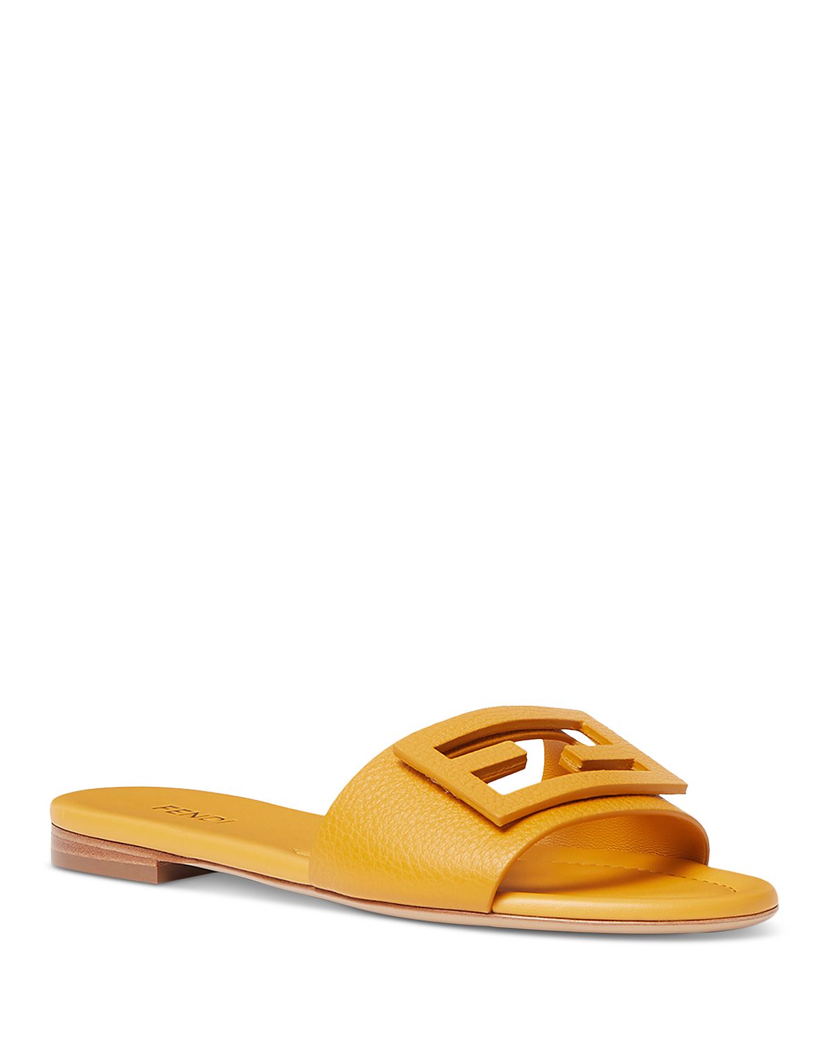 Fendi Women's Leather Slide Sandals