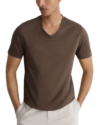 Baron Tailored Fit Airwater Cotton V Neck Tee