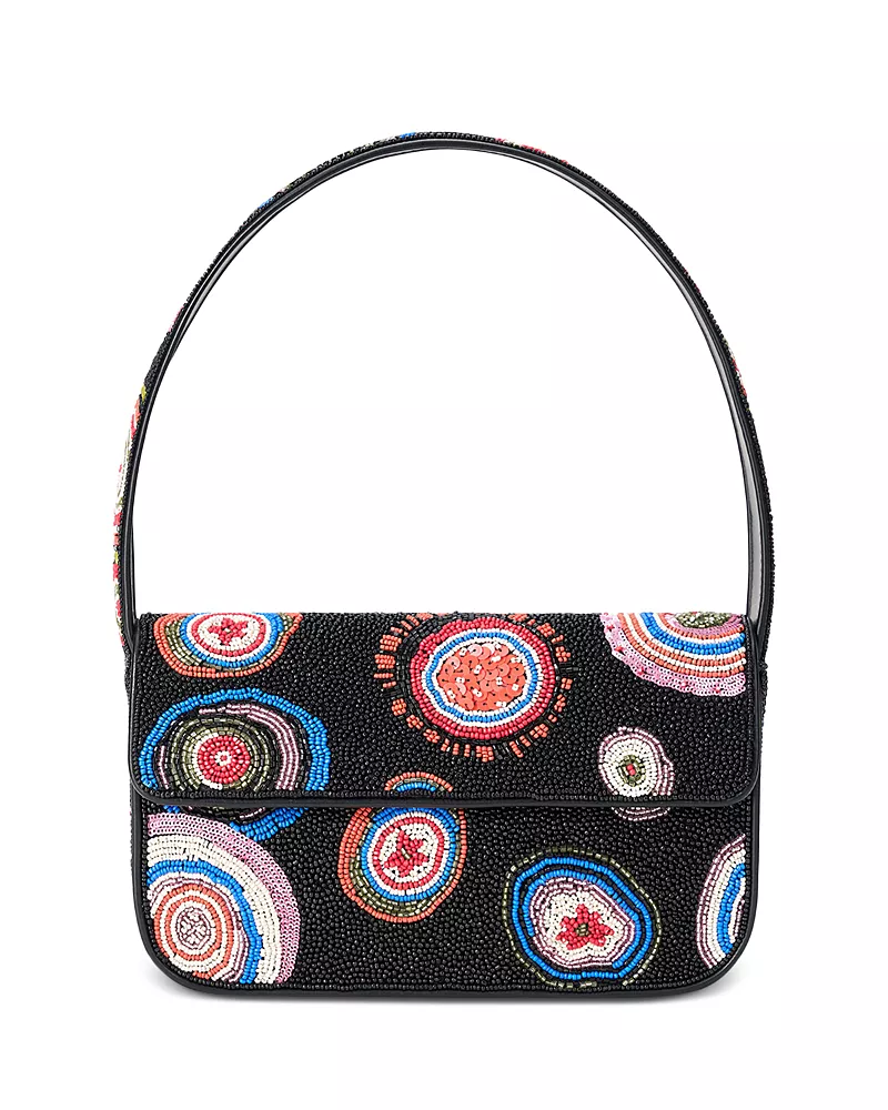 Staud Tommy Beaded Top Handle Bag