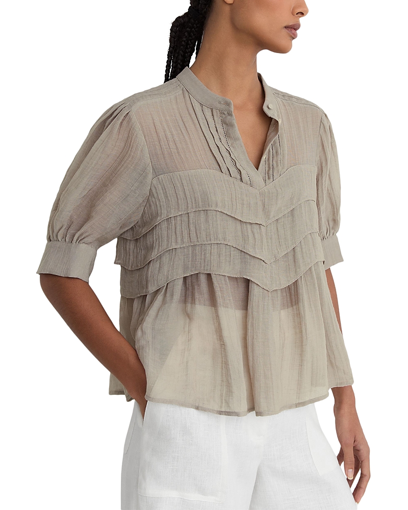 Reiss Georgia Tiered Top
