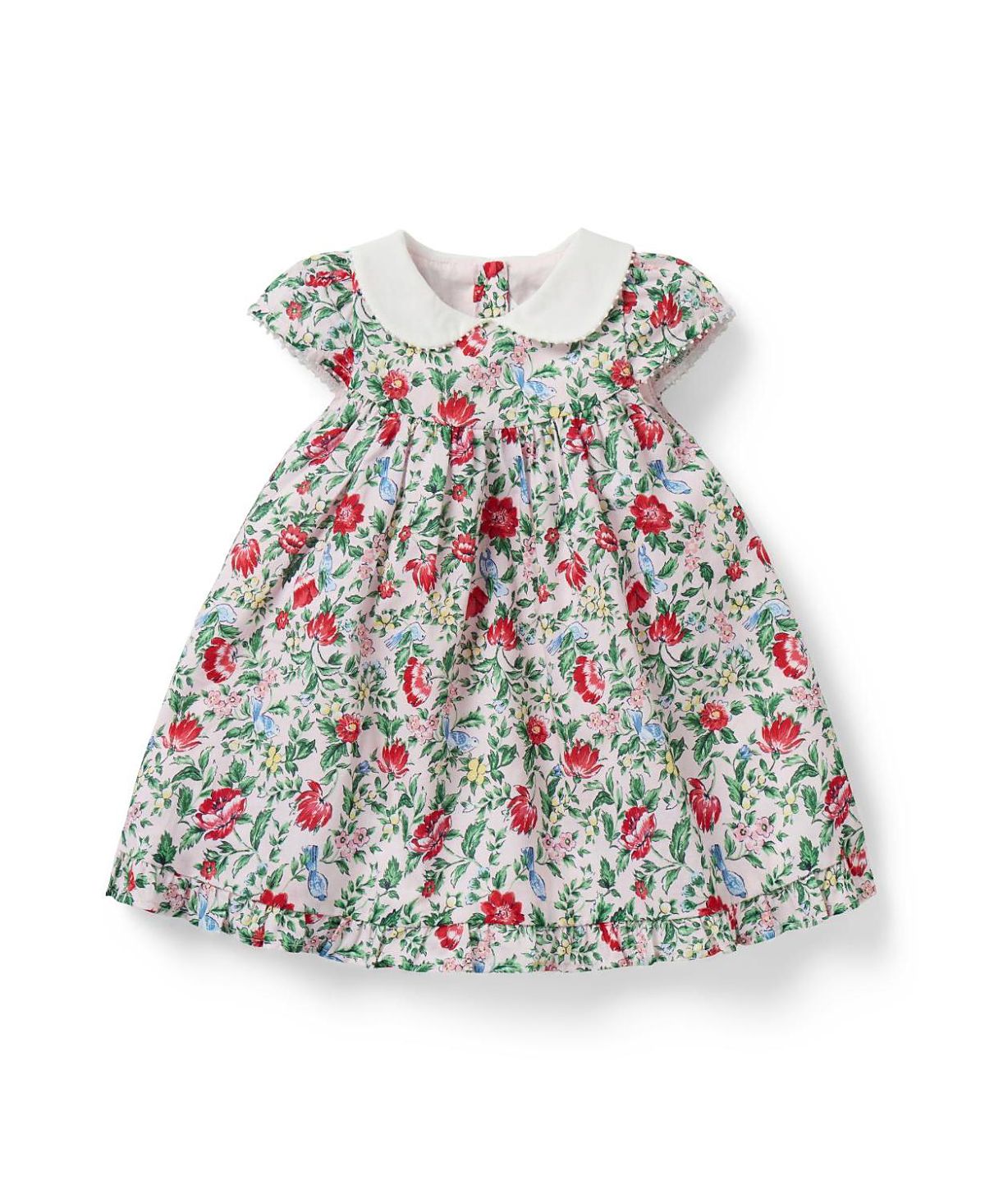 Janie and Jack Girls' Ditsy Floral Collared Dress - Baby
