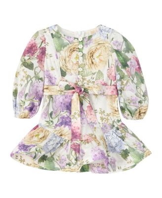 Girls' Seraphina Sleeve Cotton Mini Dress - Baby