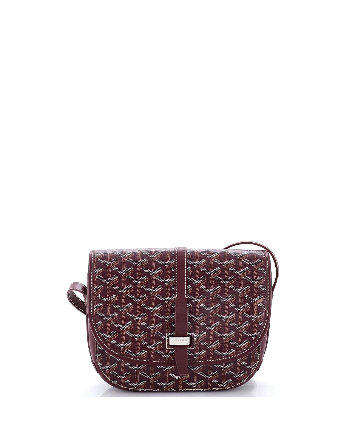 Pre-Owned Goyard Pm Belvedere Ii Messenger Bag Coated Canvas