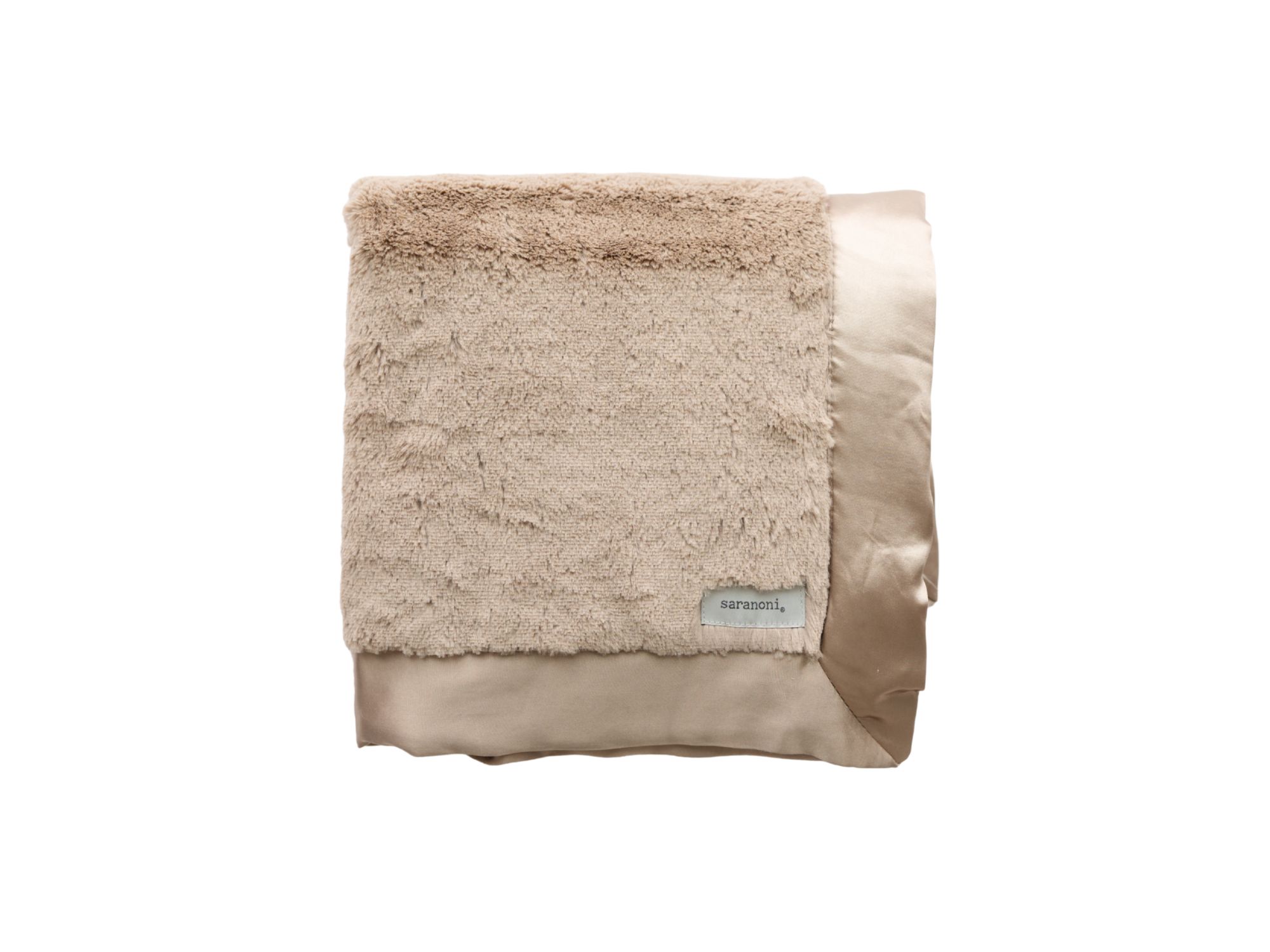 Satin Border Receiving Blanket, 40"L x 30"W - Image 1