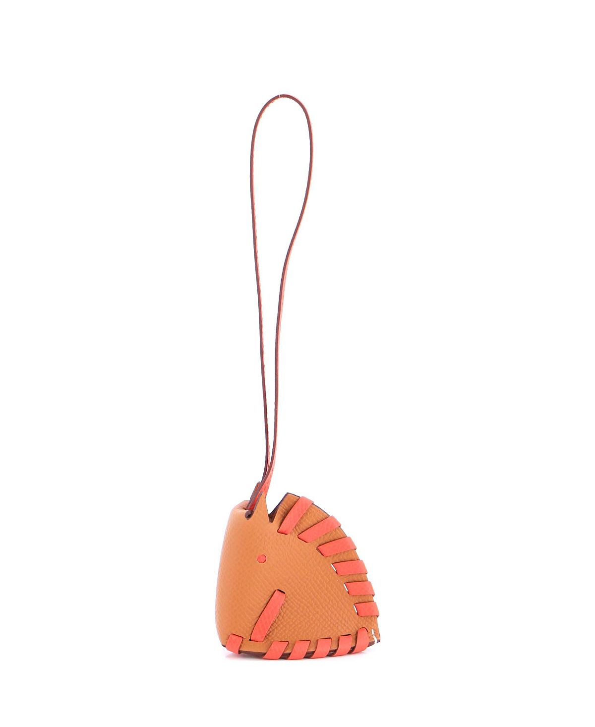 Pre-Owned HERMES Cheval Tresse Bag Charm Leather