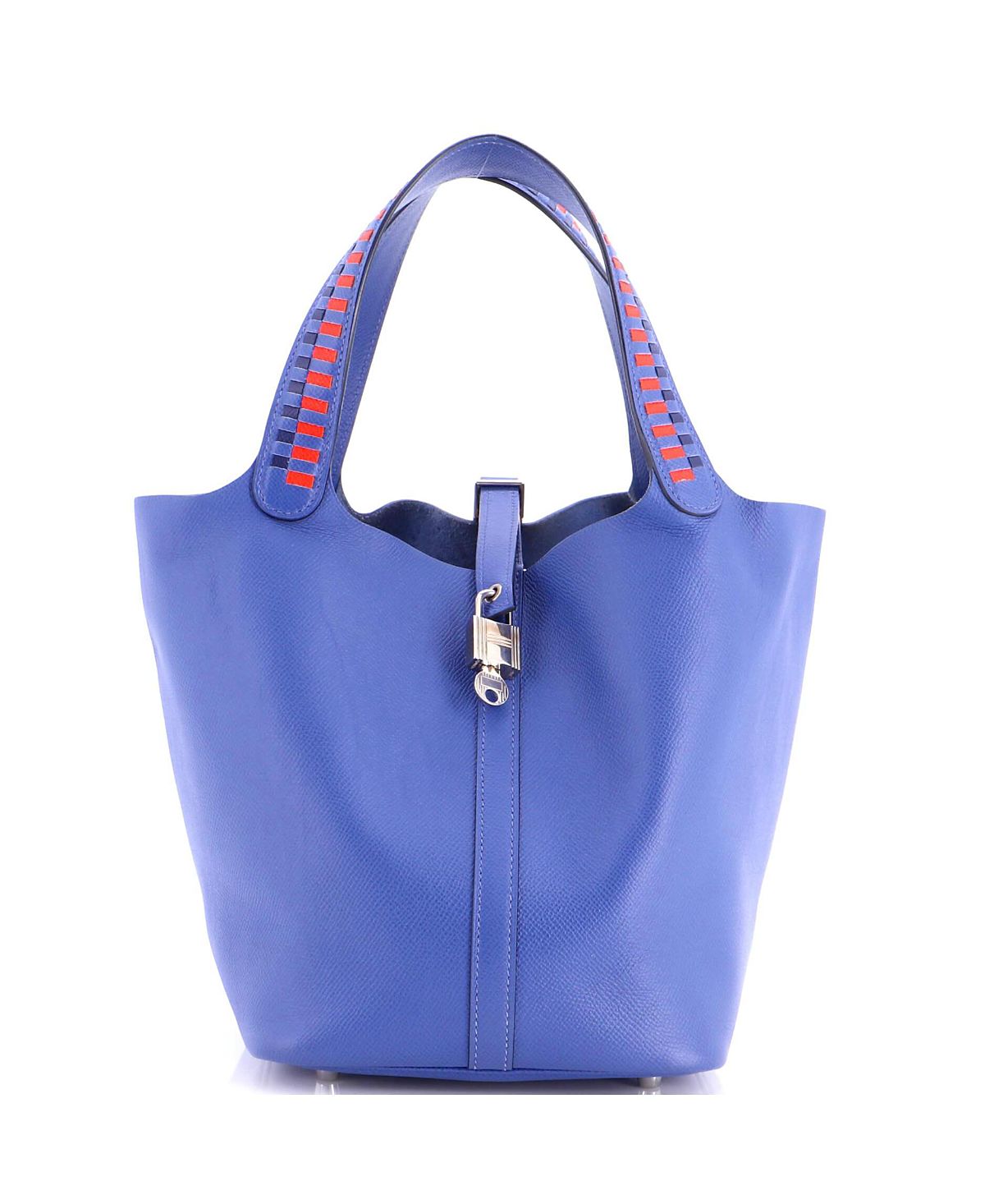 Pre-Owned HERMES Mm Picotin Lock Bag Tressage Epsom
