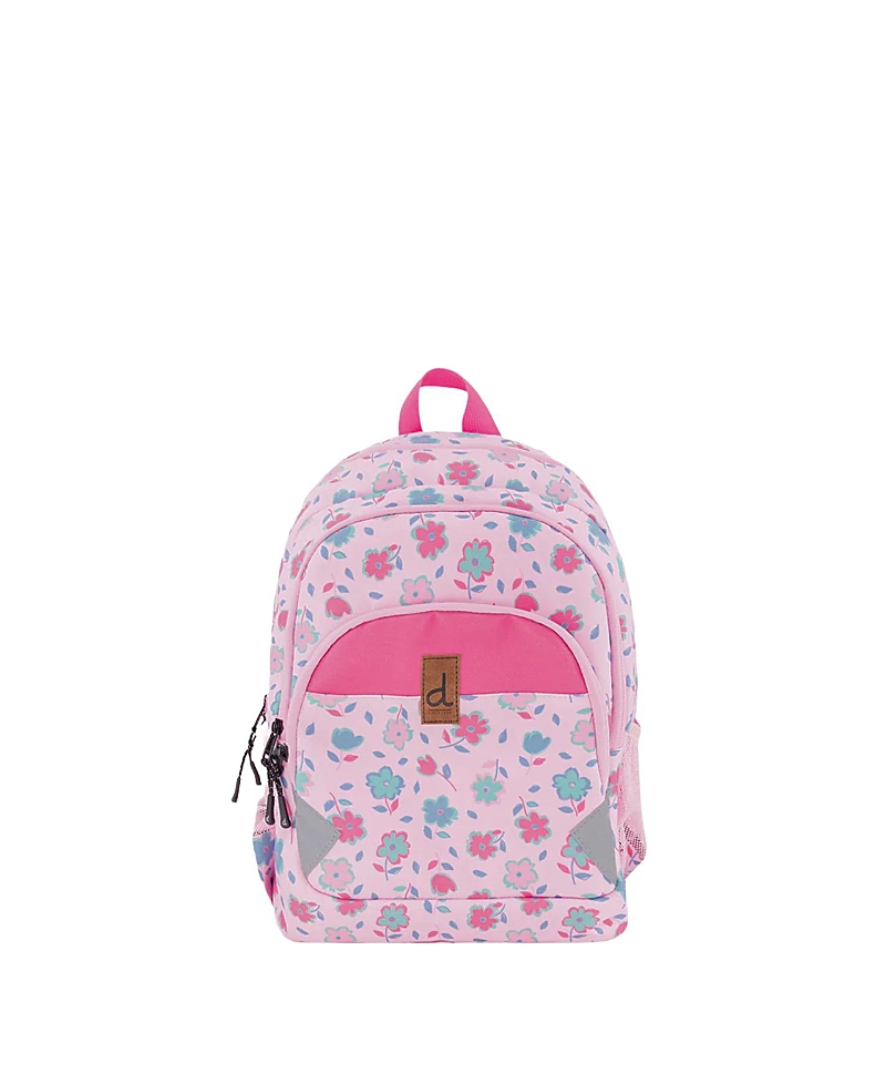 Deux par Deux Girls' Flowers Compact Functional Backpack - Little Kid, Big Kid