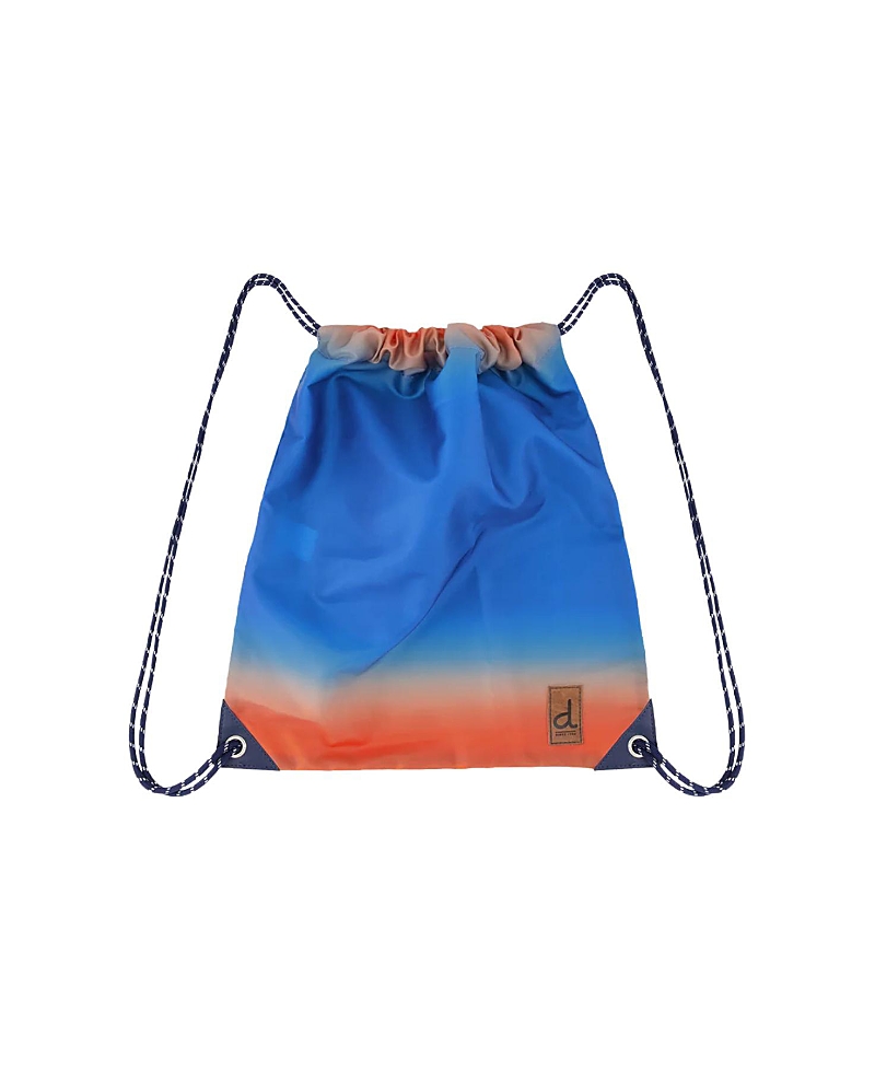 Deux Par Deux Gradient Lightweight Durable Spacious Drawstring Bag In Multi