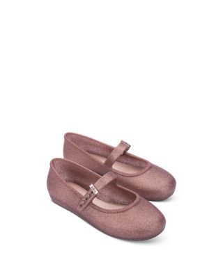 Mini Melissa Girls' Soft Ballerina Flats - Little Kid, Big Kid