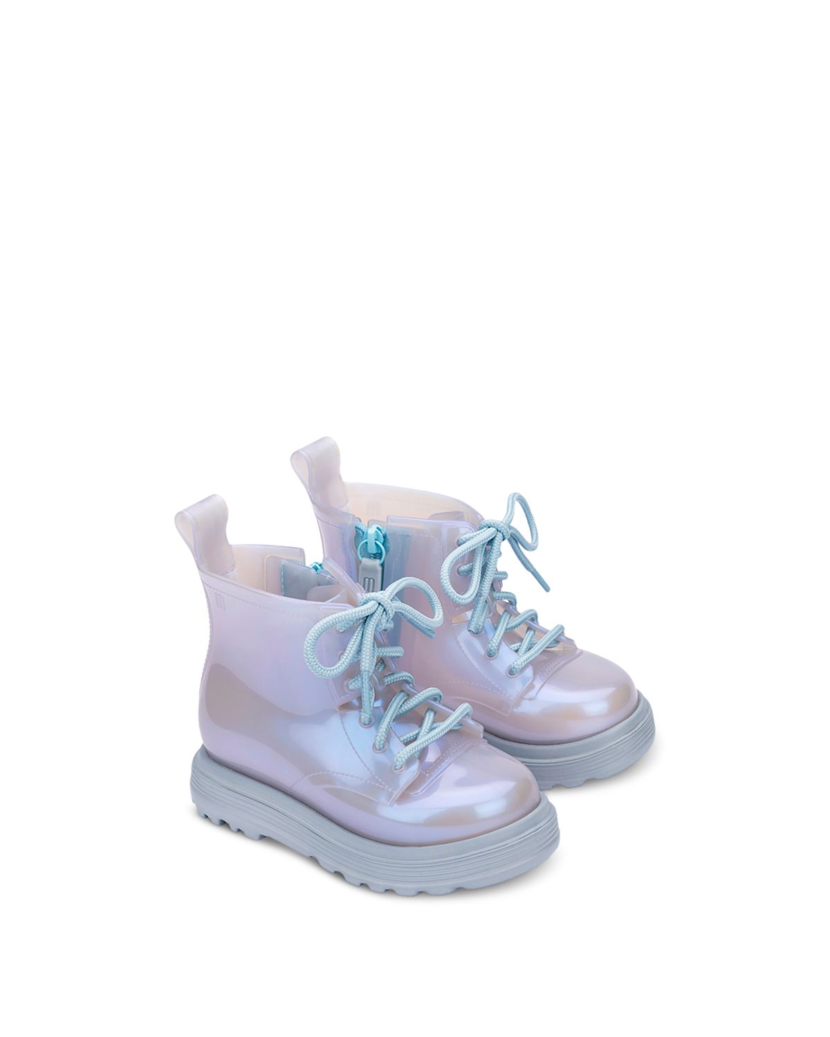 Mini Melissa Girls' Coturno Combat Boots - Toddler