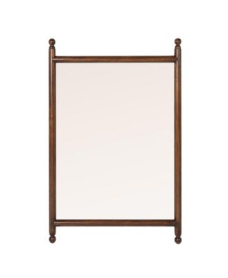  Rectangular Wall Mirror with Wood Dowel Frame