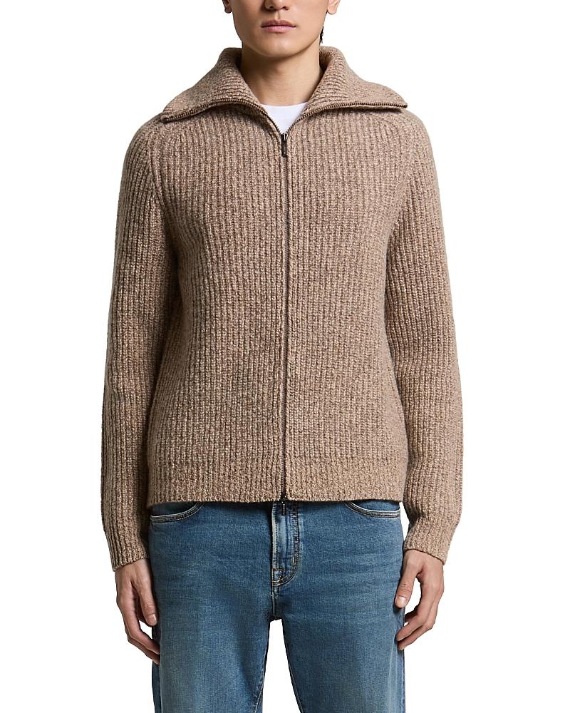 Peserico Knickerbocker Wool & Cashmere Full Zip Sweater