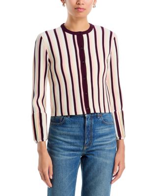 Iris Crewneck Cardigan Sweater