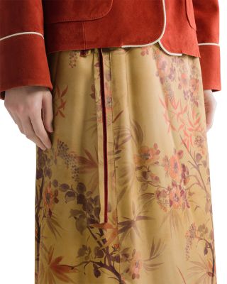 Le Bambou Secret Satin Sarong Skirt - thumbnail 4