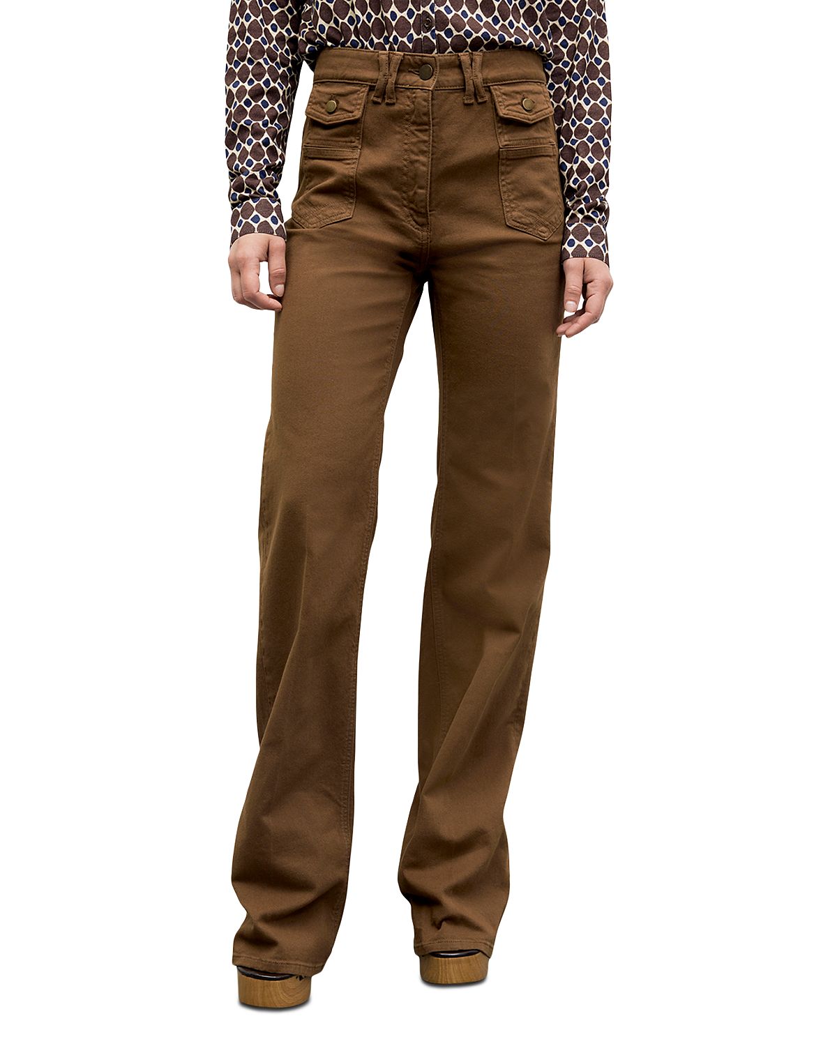 Gerard Darel Anna High Rise Flare Jeans