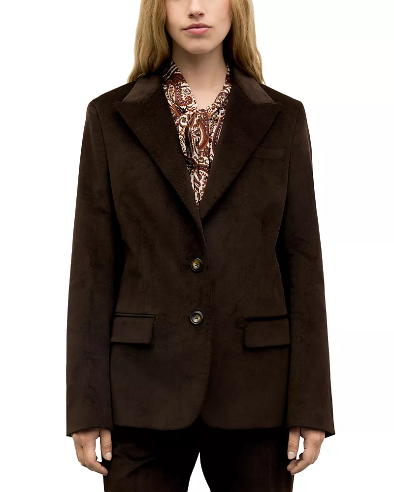 Gerard Darel Jem Two Button Peak Lapel Jacket