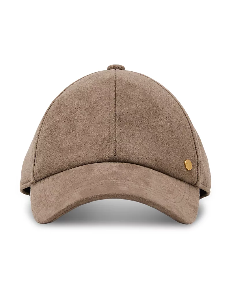 Reiss Nicky Faux Suede Baseball Cap