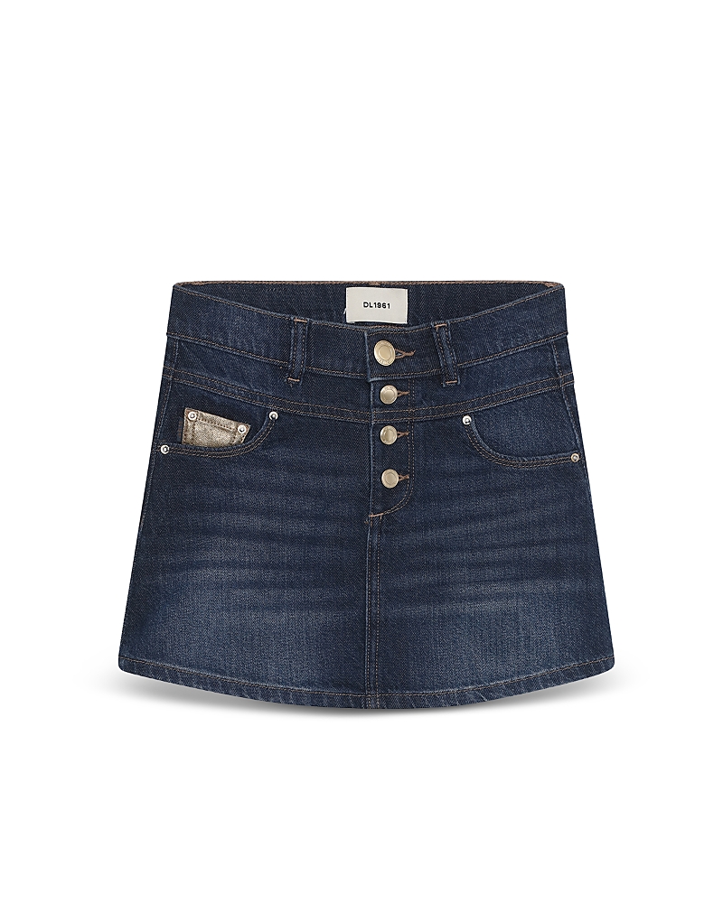 DL1961 Girls' Jenny Denim Mini Skirt - Little Kid, Big Kid
