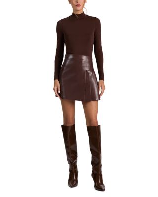 Chara Long Sleeve Mock Neck Mini Dress - thumbnail 2