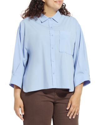 Enid Oversized Cropped Top