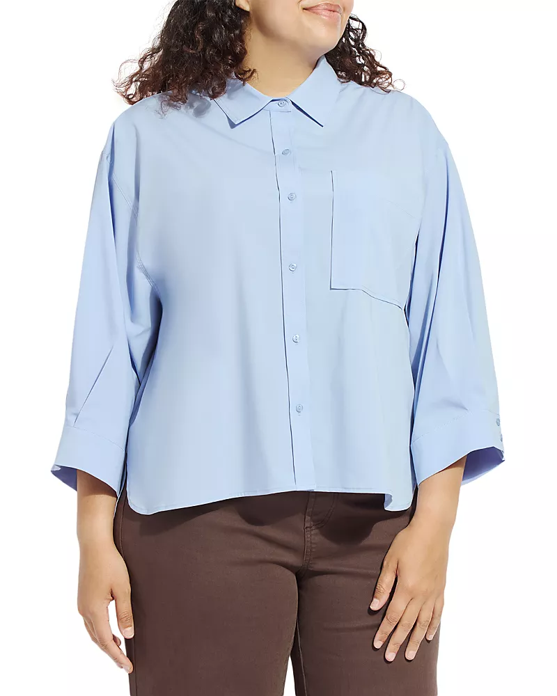 Lysse Plus Enid Oversized Cropped Top