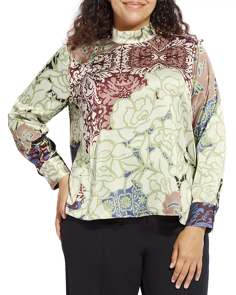 Lysse Plus Seraphina Mock Neck Top