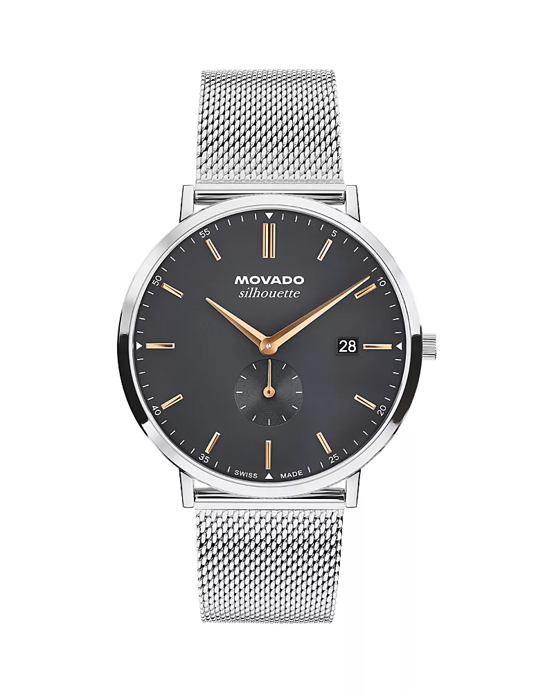 Movado Silhouette Watch, 40mm