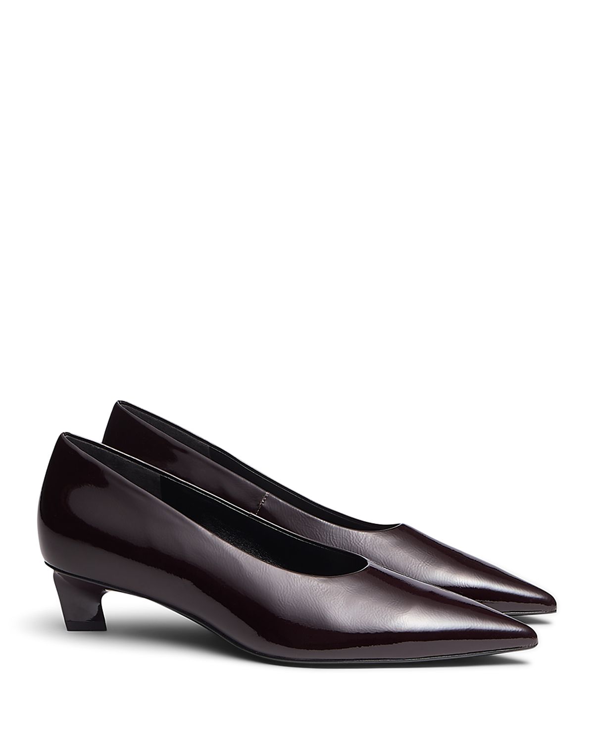 rag & bone Women's Paloma Patent Leather Kitten Heel Pumps