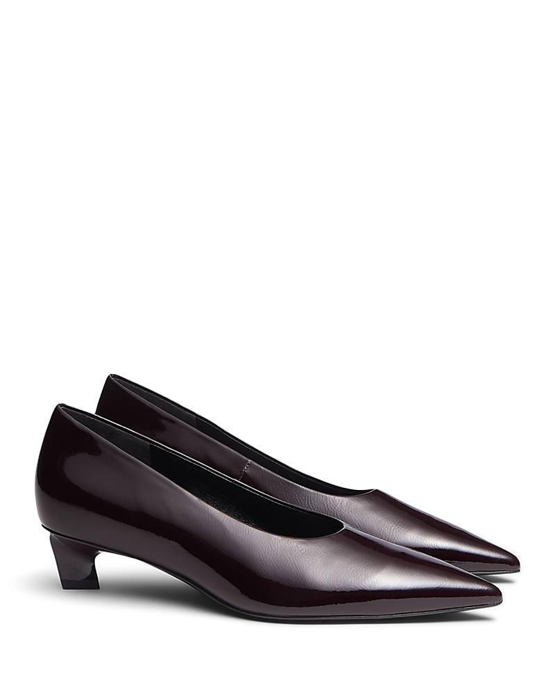 rag & bone Women's Paloma Patent Leather Kitten Heel Pumps