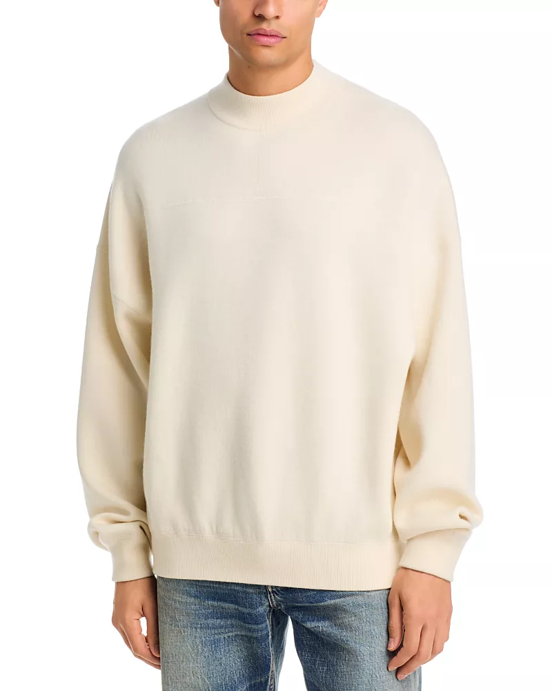 Fear of God Double Knit Wool Mock Neck Sweater